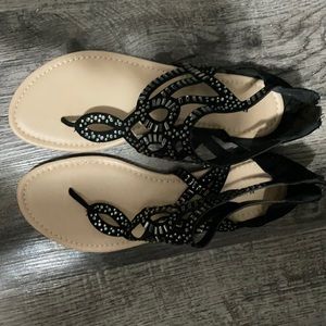 Black sandals